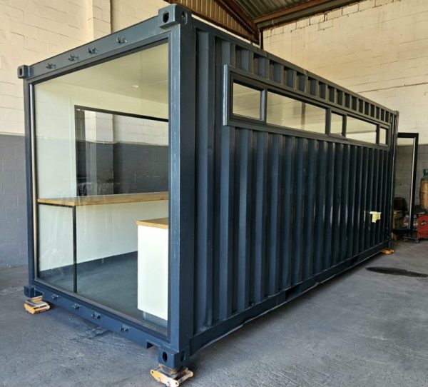 20251014_135101 Modular kitchen mobile kitchen red paint burglar bars security gate